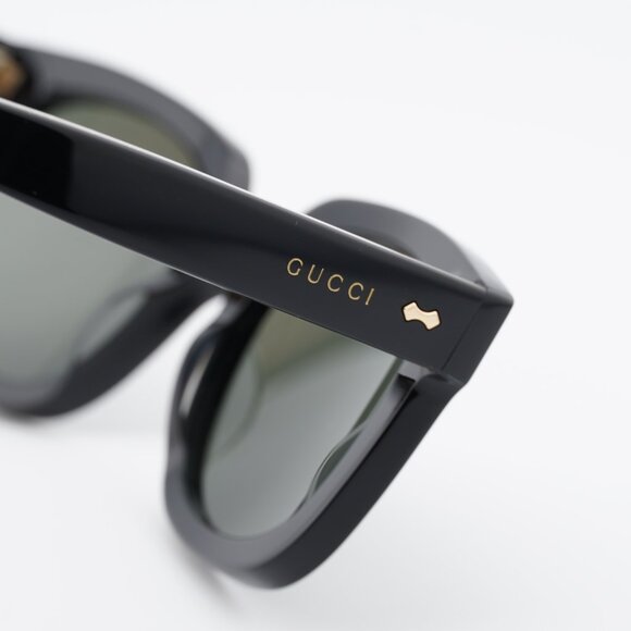 Gucci GG0912S 001 Sunglasses Black Square Frame, Grey Lenses - Picture 5 of 12